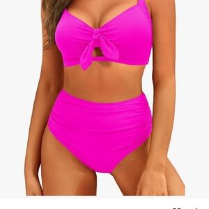 NWT bikini set tummy control high waisted